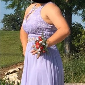 Light purple prom dress